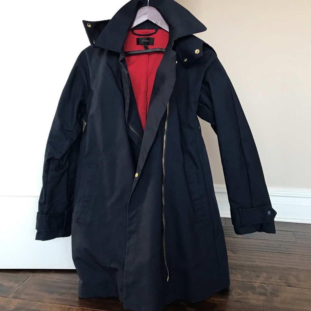J Crew rain jacket size small